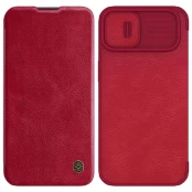 Dėklas Nillkin Qin Pro Leather Case iPhone 14 Raudonas kaina