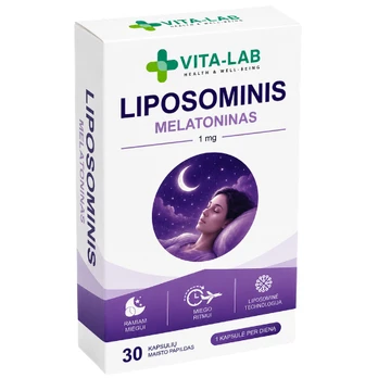 Liposominis melatoninas VITA-LAB 1mg, 30 kaps.