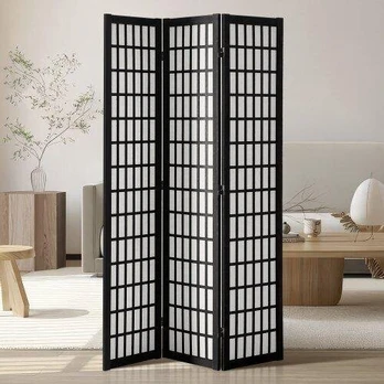 Japonų kambario dalytuvas, 3 panelių siena