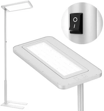 Spacetronik Lampa wolnostojąca podłogowa LED GLOW D20 Balta