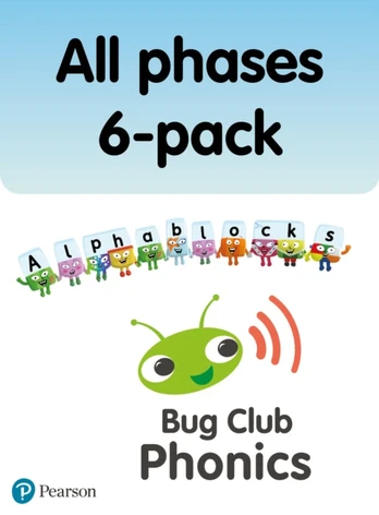 New Phonics Bug and Alphablocks All Phases 6-pack