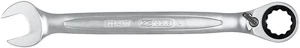 Kombinuotas terkšlinis raktas su reversu KS Tools GEAR+, 18mm