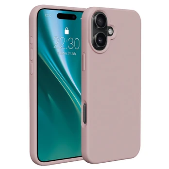 Dėklas Etteri Silicone case for iPhone 16 Plus 6,7" light pink