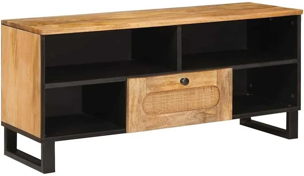 Televizoriaus spintelė su stalčių Ruda 100 x 33,5 x 46 cm
