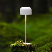 LED akumuliatorinė stalo lempa Lille, aukštis 36 cm, balta, IP54, USB