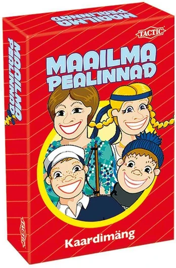 Kortų žaidimas Tactic Pasaulio sostinės (Estų kalba)