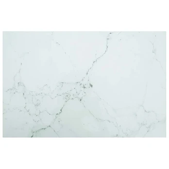 Stalviršis, baltas, 100x62cm, grūdintas stiklas, 8mm