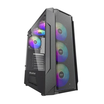 Korpusas darkFlash LEO Case, skaidri/juoda