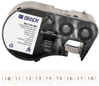 Brady BMP41/BMP51/BMP53/M511 Label Spausdintuvas Labels