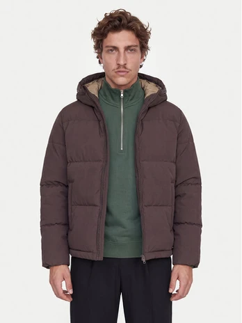 Jack & Jones Žieminė striukė Galaxy 12303930 Ruda Regular Fit