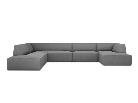 Panoramic Left Corner Sofa, "Siena", 7 Seats, 366x273x69 Made in Europe