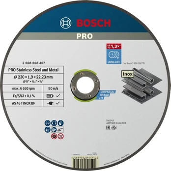 BOSCH kampinio šlifuoklio šlifavimo diskas 2 608 619 771