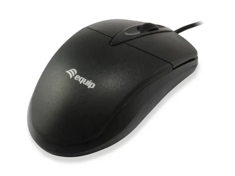 "Equip 245102", dvipusis, optinis, USB Type-A, 1000 DPI, juodas