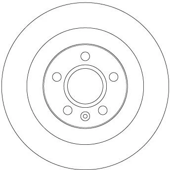 TRW DF6970 Brake Disc
