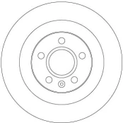 TRW DF6970 Brake Disc kaina