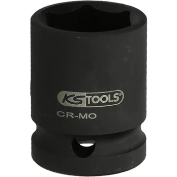 Šešiakampė smūginė galvutė, trumpa 1" 33mm, KS Tools