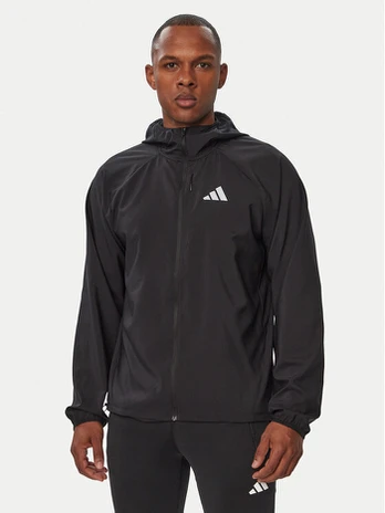 adidas Bėgimo striukė Adi365 Running Essentials JZ7782 Juoda Regular Fit
