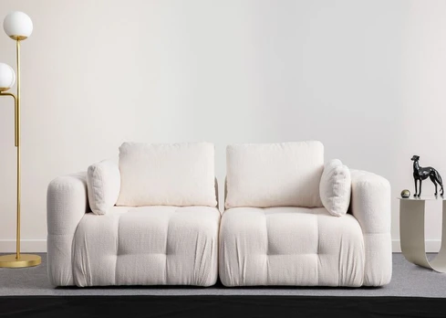 Modulinė sofa Asir Amaris, balta