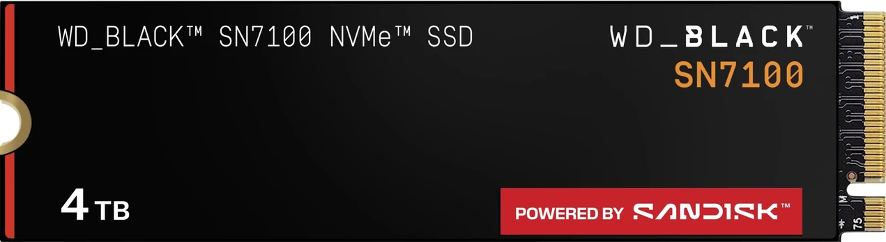 Kietasis diskas (SSD) SanDisk SN7100 WDS400T4X0E, M.2 2280, 4 TB
