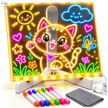 LED piešimo lenta NORIMPEX su 7 žymekliais