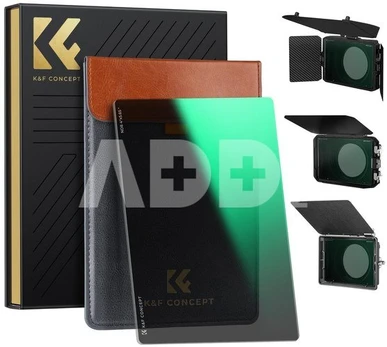 K&F Concept K&F ND8 (3 Stops) Square ND Filter, 4"x5.65" Neutral Density Filter SmallRig/Tilta Compatible