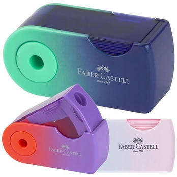 Faber-castell pieštukų drožtukas su dėklu Mini Flow