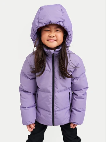 Reima Pūkinė striukė Paimio 5100282A Šviesiai violetinė Regular Fit