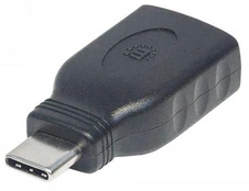 StarTech Manhattan Kabelis / Adapteris USB C USB A Juoda