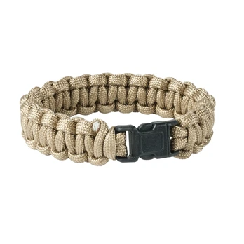 Helikon-Tex Survival Paracord Bracelet Coyote Apyrankė su sagtimi
