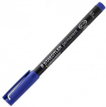 STAEDTLER Lumocolor - Markør - permanent - blå - 0.6 mm - fin