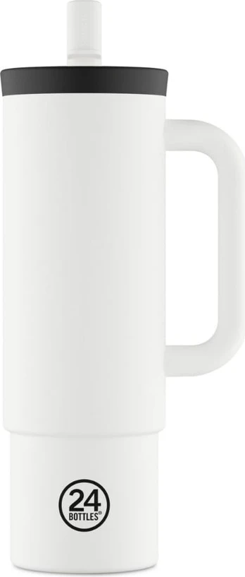 24Bottles - Straw Cup - Ice White - 800 ml