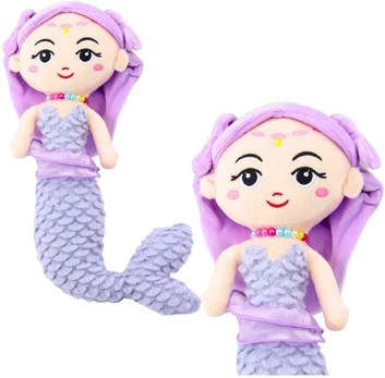 Minkštas žaislas Undinėlė, 32 cm, violetinė