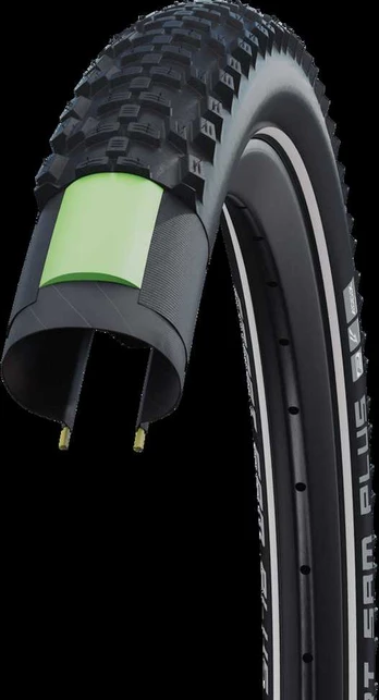 Schwalbe Smart Sam Plus 27.5x2.35 Addix DoubleDefense GreenGuard reflective stripe