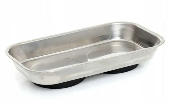silver ht MISKA MAGNETYCZNA PROSTOKĄTNA /Sidabrinis