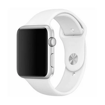 Mercury Mercury dirželis Silicon Apple Watch 44mm balta/baltas