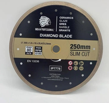 Viper INDIAN PROFESSIONAL SLIM CUT DIAMOND BLADE 250mm