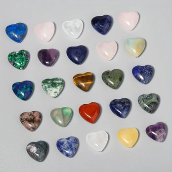 Akmens karoliukai, 6 vnt., Fluoritas