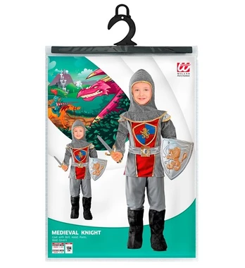 MEDIEVAL KNIGHT (coat with belt, hood, pants, boot covers)