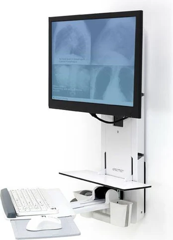 Sieninis laikiklis Ergotron 61-080-062 Balta