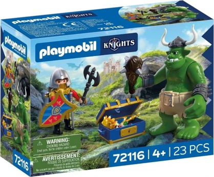 Playmobil – Troll with Lion Knight Treasure (72116)