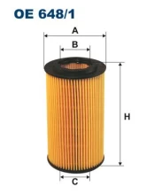 Alyvos filtras FILTRON OE 648/1 kaina