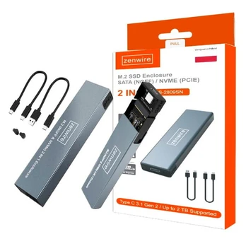 Zenwire M.2 NVMe/SATA korpusas – USB-C 3.2 Gen 2 (1026903592)