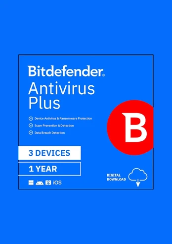 Bitdefender Antivirus Plus 2025 (3 Devices, 1 Year) Key GLOBAL
