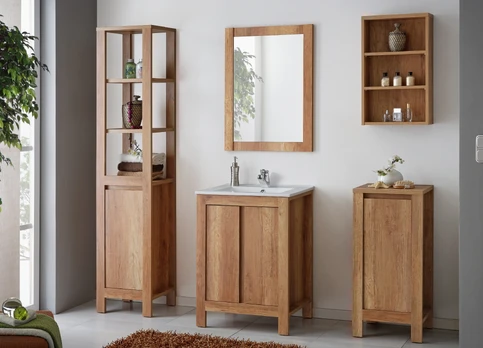 Vonios spintelė COMAD CLASSIC OAK 800 FSC, ąžuolo