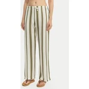 Roxy Medžiaginės kelnės Nalu Sunset ERJX603504 Balta Regular Fit