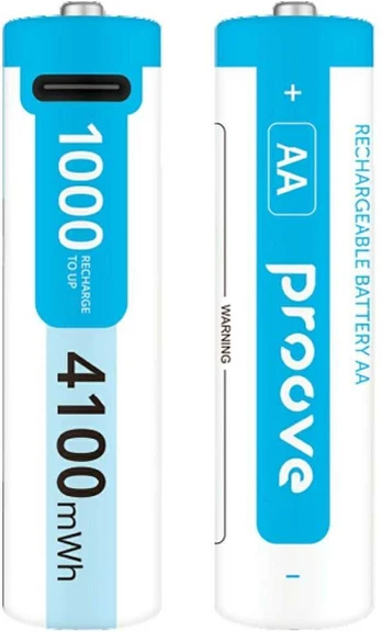 Akumulatorki Proove AA 4100mWh 2vnt. balta