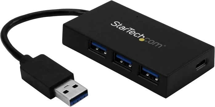 Startech.com 4 prievadų Usb 3.0 Hub su maitinimo adapteriu