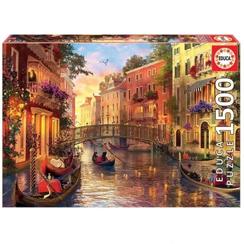 Dėlionė Educa Sunset In Venice 11ED17124, 85 cm x 60 cm