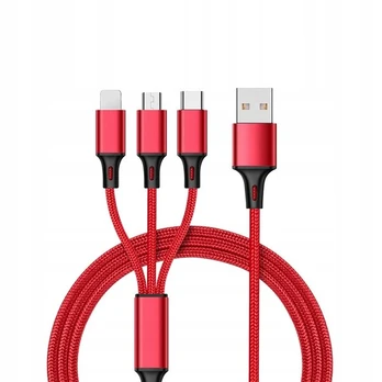 3-in-1 MICRO TYPE-C į IPHONE USB-C 5A ĮKROVIMO KABELIS, 3-in-1 MICRO TYPE-C į IPHONE USB-C 5A ĮKROVIMO KABELIS