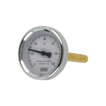 Termometras horizontalus 0-120 °C dm 63 l 150 mm